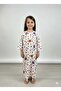 Rayon Printed Kids Jalabiya, White Multicolor Candy Print