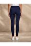 Women Navy Long Length Leggings - 3
