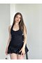 Halter Collar Crop Top Bodysuit - 4