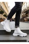 Elastic Men's Sports Boots White (White Sole) - 4