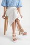 Carina Aria Women's Flip Flop Sandals 00121006 White Rustic - 3