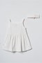100% Organic Cotton ,Baby Girl Dress and Hairband Set – Little Princess Summer Baby Dress Set - 6