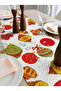 Premium Duck Fabric Liquid Proof Table Runner – Stain Resistant Digital Print Pcs |   Different Pattern Options - 2