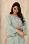 Mint Azure Bloom Jalabiya - 2
