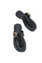 Larissa Vita Women's Flip Flops 0012901 Black Rustic - 5