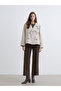 Nevavm Double-Breasted Collar Oversize Women's Trench Coat - 2