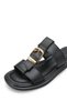 Rhea Mina Women's Slippers 0012284 Black Skin - 2