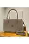 Women's Black Handbag with Shoulder Bag Gold Accessories, Stylish Classic for Daily & Office Use Bag Si - 4