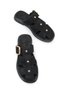 Vesper Sia Women's Slippers 0012282 Black Suede - 3