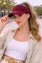 Women's Set of 2 Visor Hats, Open Top Hat, Visor Hat, Summer Sun Protection Visor Hat, Tennis Hat - 3