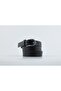 Silver Buckled Black Faux Leather Women's Belt