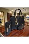 Black Women's Handbag and Set of Shoulder Bag with Wallet Gold Star Accessories Stylish Bag Soft-Textured - 6