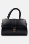 Women's Mini Claret Red Bag Hard Form Bag with Gold Accessories & Shoulder Bag - 2