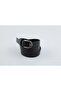 Silver Buckled Black Faux Leather Women's Belt - 2