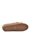 Beige Suede Women's Ballerinas - 5