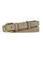 Genuine Leather , 3 cm Gold Color Buckled , Cream Suede , Stitched Classic Women's Belt I, 3Cmkla22 - 7