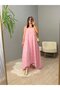 Tassel Detailed Strap Dress - Pink - 4