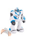 Interactive remote-controlled robot RC 16 functions lights sounds blue - 5