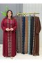 Plus Size Jewelled Embroidered Dress - 4