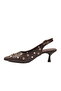 Brown Women's Heeled Shoes - 4