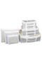 Gray Striped 6-Piece Suitcase Organizer, Practical Suitcase Organizing Set