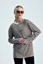 Women's Striped Long Sleeve T-Shirt - 7