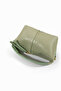Women's Archel Leather Clutch Bag Mint Green - 5