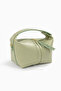 Women's Archel Leather Clutch Bag Mint Green - 6
