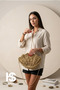 Handmade Oyster Pearl Knitted Bag - 2