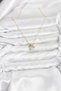 Brass Gold Color Minimal Charm Women's Necklace - 2