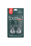 2 PCS Medium Transparent Removable Sticky Hooks 3×8×3 cm – Heavy Duty Clear Adhesive Wall H