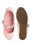 Women Charms Embellished Tweed Mary Janes In Pink - 6