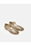 Gold Pearl Fisherman Sandals - 2