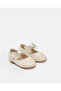 Girls Beige Bow Ballerinas - 2