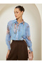 Women Floral Print Long Sleeve Shirt