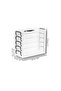 5-Layer Organizer Storage Box - Transparent Multi-Purpose Desktop Organizer Box with Locking Lid - 5