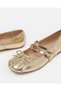 Senior Girls Gold Bow Ballerinas - 3