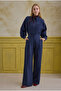 100% Cotton Pants Navy Blue - 2