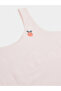 Girls Pink Cotton Embroidered Vest - 3