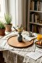 Beech Wood Round Serving & Presentation Tray Plate 30 cm - 3