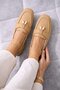 Women's Tassel Detailed Loafers Moccasin Comfortable Daily Shoes Ballet Flats - 3