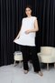 Women's Hijab Sleeveless Pleated Undershirt Shirt Tunic Blouse Pleated Pleated - 2