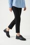 Women's Loafers 0012345 Black Skin - 4
