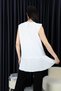 Women's Hijab Sleeveless Pleated Undershirt Shirt Tunic Blouse Pleated Pleated - 7
