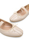 Alya Gala Orthopedic Women's Ballerinas 0012103 Beige Rustic - 2