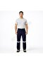 Work Trousers 16/12 P Cotton g Gabardine Work Trousers 5 Ce Pocketed Light Thin Fabric Gray and Navy Blue - 4