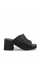 Vela Sola Women's Heeled Slippers 0012340 Black - 4