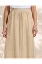 Women Beige Casual Maxi Skirt - 4