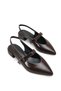 Vela Lia Women's Pointed Toe Open Back Heeled Shoes 0012505 Brown Rustic - 4