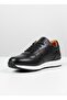 M-26155 Black-White Genuine Leather Casual Men's Shoes - 5